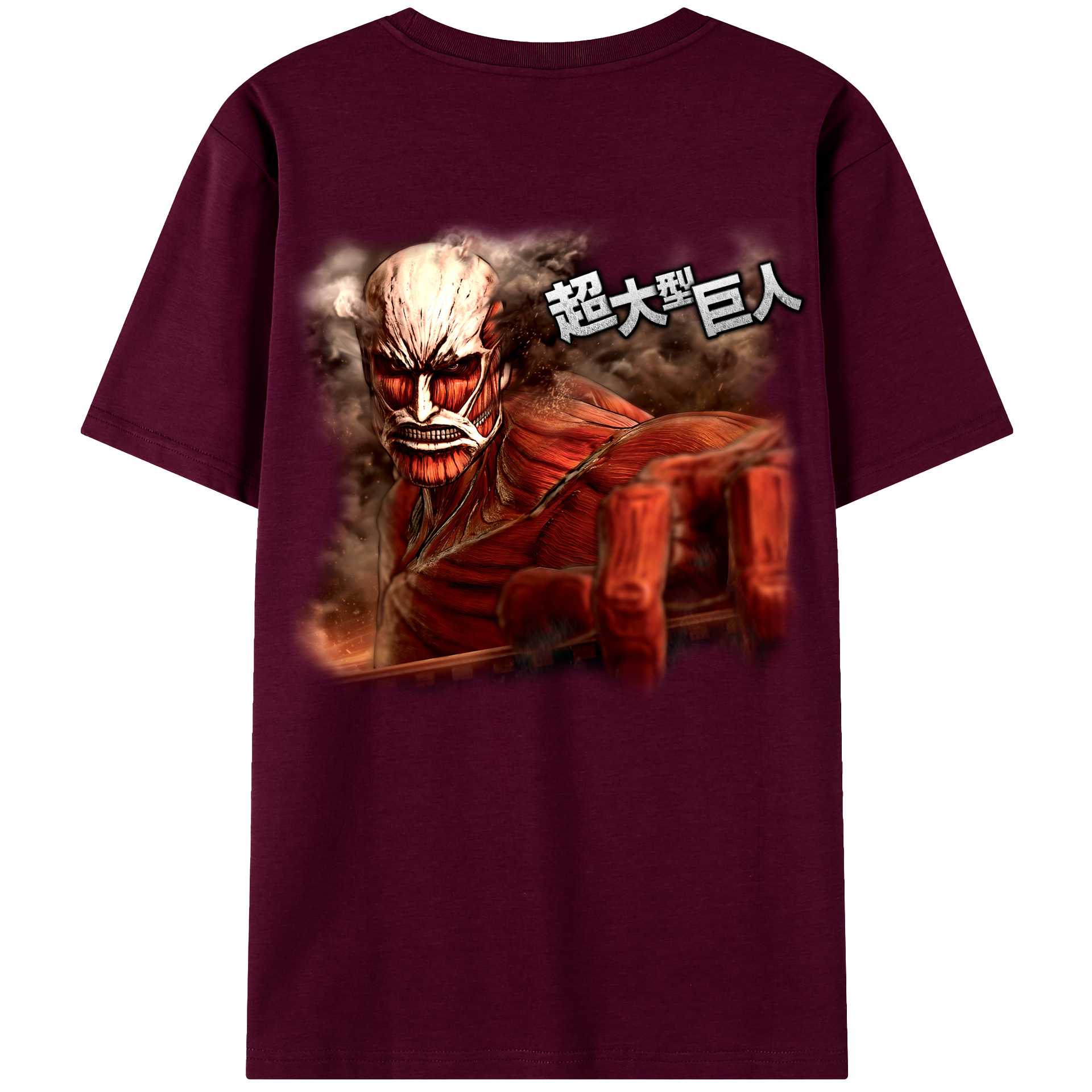（画像用） 進撃の巨人 Attack on Titan レディース半袖Tシャツ(バックプリント)